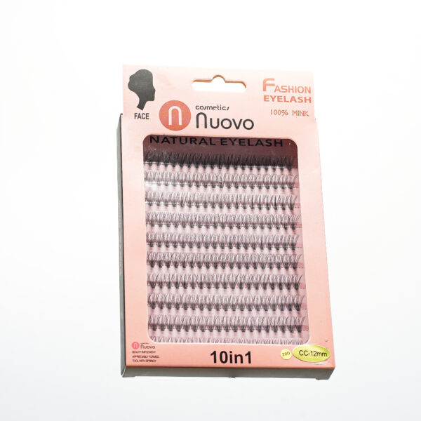مژه 10 ردیفه CC-12mm نوو