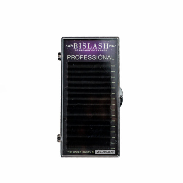 مژه والیوم اکستنشن بیس لش CC-mix ضخامت 0.07 - تصویر 3