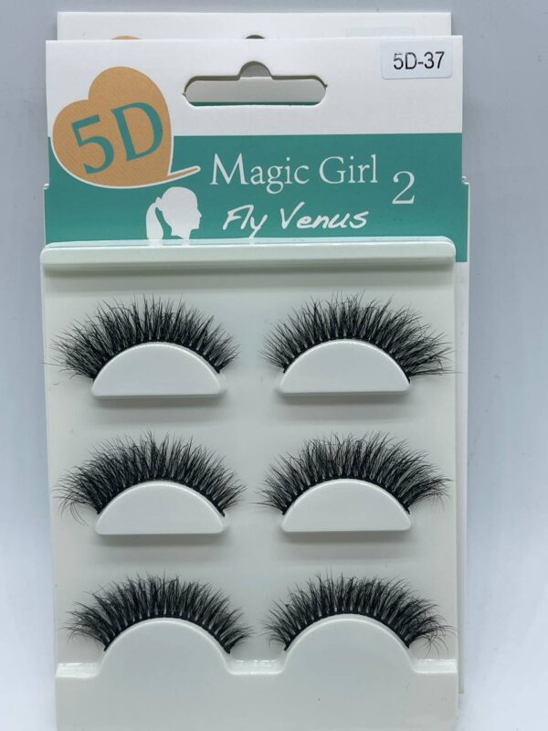 مژه 5D سه جفتی مجیک گل کد37