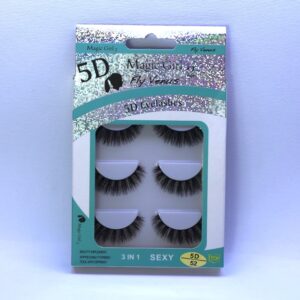 مژه 3 جفتی 5D مجیک گرل کد 52