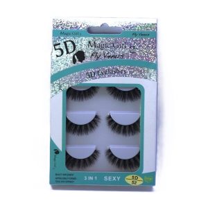 مژه 3 جفتی 5D مجیک گرل کد 52