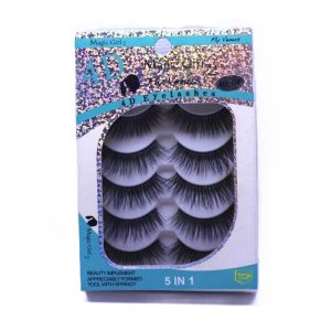 مژه 5 جفتی 4D مجیک گرل کد N04