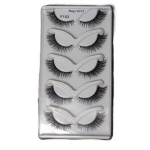 مژه 5 جفتی روباهی مجیک گرل F103