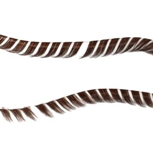 مژه ریسه ای فیشر روباهی قهوه ای(2 عددی)