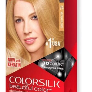 کیت رنگ موی بدون آمونیاک رولون شماره 74 بلوند متوسط