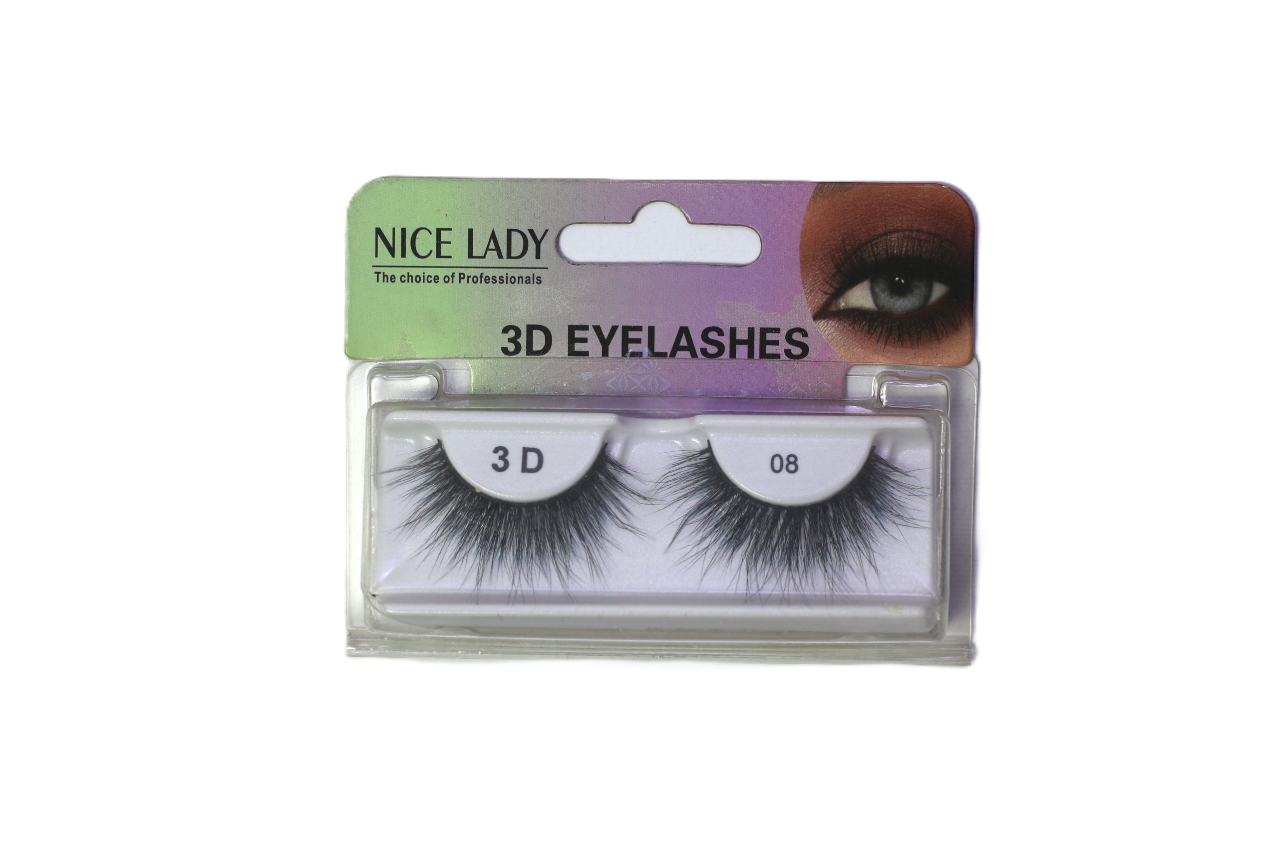 مژه جفتی نایس لیدی کد ۰۸